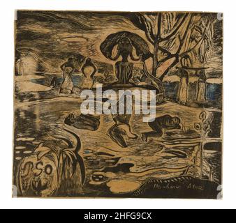 Mahana atua (jour du Dieu), 1894/95. Banque D'Images