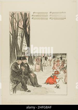 Song of the Poor Old Men, publié le 3 novembre 1893. Banque D'Images