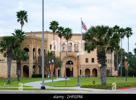 Bibliothèque de l'Université du Texas à Rio Grande Valley.Brownsville, Texas, États-Unis. Banque D'Images