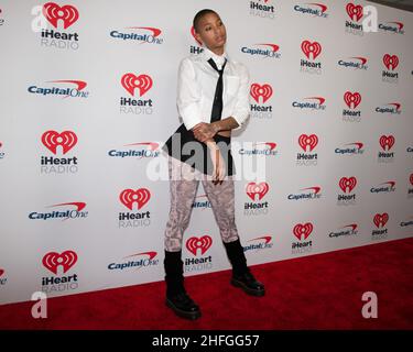 15 janvier 2022, Inglewood, Caliofrnia, États-Unis: Willow Smith assiste à iHeartRadio Alter EGO présenté par Capital One.(Credit image: © Billy Bennight/ZUMA Press Wire) Banque D'Images