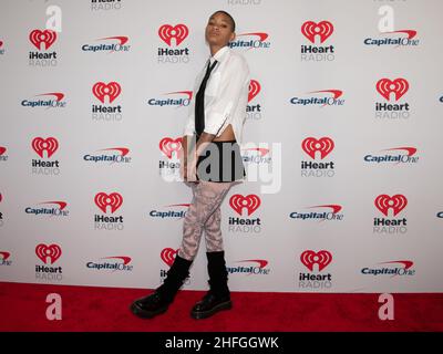 15 janvier 2022, Inglewood, Caliofrnia, États-Unis: Willow Smith assiste à iHeartRadio Alter EGO présenté par Capital One.(Credit image: © Billy Bennight/ZUMA Press Wire) Banque D'Images