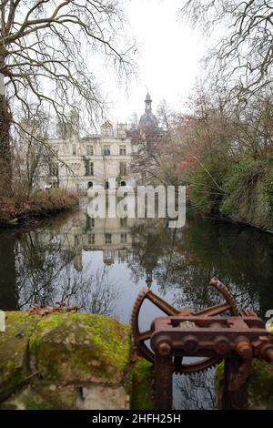 Château de la Mothe Chandeniers Banque D'Images