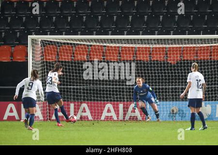 Londres, Royaume-Uni.16th janvier 2022.Londres, Angleterre, 16th janvier 2022 1-0, Rosella Ayane a fait une pénalité pour Tottenham lors du match de football de la Super League FA Womens entre Tottenham Hotspur et West Ham au stade Hive à Londres.Femmes, football, WSL.Richard Callis/SPP crédit: SPP Sport Press photo./Alamy Live News Banque D'Images