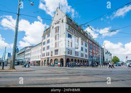 Göteborg, Suède - 07-28-2017: Norra Hamngatan 40 à Gøtenburg. Banque D'Images