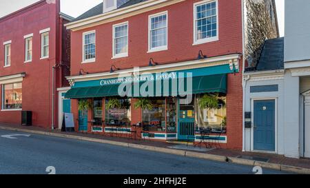 Staunton, va - le 11 mai 2018 : Cranberry's Grocery and Eatery local business Banque D'Images