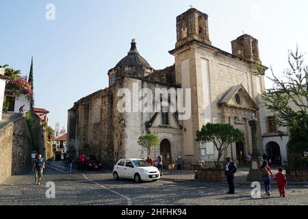 Ancien couvent de San Bernardino de Sienne (ex-convento de San Bernardino de Sienne), Taxco de Alarcon, État de Guerrero, Mexique, Amérique du Nord Banque D'Images