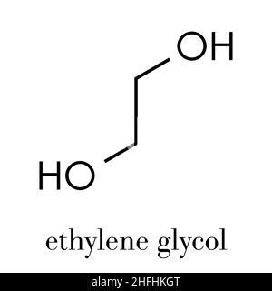 L'éthylène glycol antigel de voiture et de polyester, bloc de
