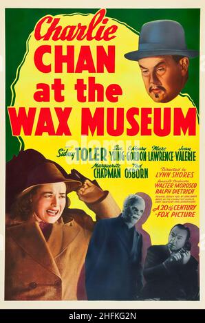 SIDNEY TOLER À CHARLIE CHAN AU MUSÉE DE CIRE (1940), DIRIGÉ PAR LYNN SHORES.Crédit: 20th CENTURY FOX / Album Banque D'Images