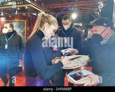 Victoria Swarovski BEI der Premiere des Kinofilm 'ing - Die Show deines Lebens' im Zoo Palast.Berlin, 16.01.2022 Banque D'Images