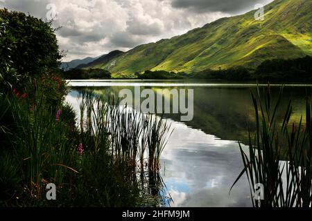 Un paysage incroyable de Connemara, Irlande Banque D'Images