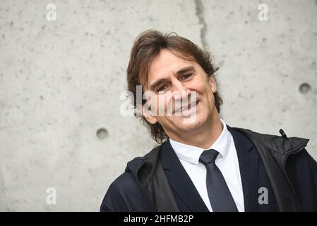 Foto Claudio Furlan - Lapresse 15-01-2018 Milano, Italia Moda Milano Moda Uomo Autunno/Inverno 2018/19 - Photocall Sfilata Giorgio Armani Nella foto: Alex Zanardi Claudio Furlan - Lapresse 2018-01-15 Milan, Italie Fashion Milan semaine de la mode pour hommes automne/hiver 2018/19 Photocall Giorgio Armani Voir sur la photo: Alex Zanardi Banque D'Images