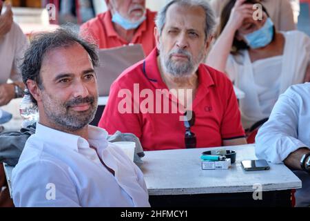 Mauro Scrobogna /Lapresse 23 juin 2020 et#xA0; Rome, Italie politique la gauche ouvre le laboratoire pour l'élection du maire de Rome sur la photo : Francesco Laforgia Banque D'Images