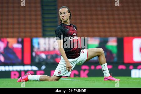 Lapresse - Spada 07 juillet 2020 Milan ( Italie ) Sport Soccer A.C.Milan- saison 2019-2020 - série A Milan vs Juventus dans le pic: Laxalt Banque D'Images