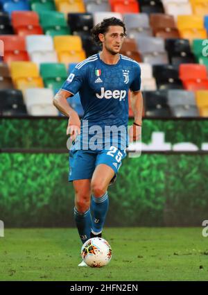 Andrea Bressanutti/Lapresse 23 juillet 2020 Udine, Italie football sportif Udinese vs Juventus - Italien football Championship League A Tim 2019/2020 - Dacia Arena Stadium in the pic: adrien rabiot Banque D'Images