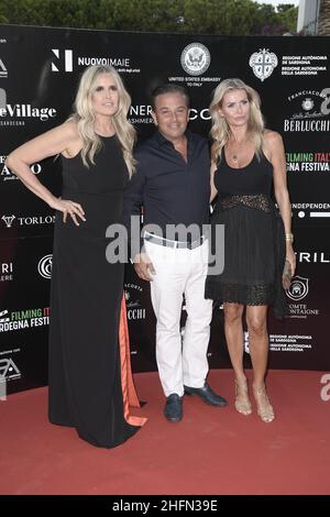 Lapresse - Fabio Ferrari 24 juillet 2020 Cagliari, Italie divertissement deuxième soirée "Filming Italy Sardegna Festival" - édition 3rd.Dans les cartels picoa, Banque D'Images