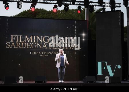 Lapresse - Fabio Ferrari 24 juillet 2020 Cagliari, Italie divertissement deuxième soirée "Filming Italy Sardegna Festival" - édition 3rd.Dans la photo:mal Banque D'Images