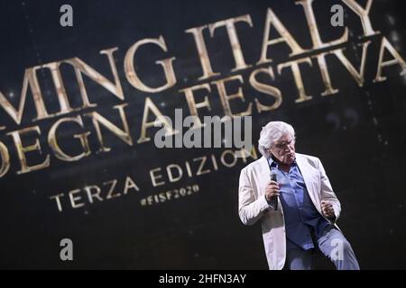 Lapresse - Fabio Ferrari 24 juillet 2020 Cagliari, Italie divertissement deuxième soirée "Filming Italy Sardegna Festival" - édition 3rd.Dans la photo:mal Banque D'Images