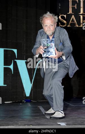 Lapresse - Fabio Ferrari 24 juillet 2020 Cagliari, Italie divertissement deuxième soirée "Filming Italy Sardegna Festival" - édition 3rd.Dans la photo: Toby Jones Banque D'Images