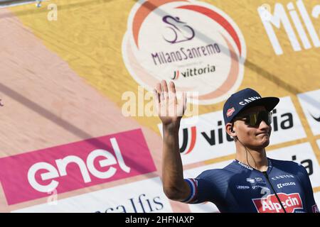Lapresse - Fabio Ferrari août, 08 2020 Milano (Italie) Sport Cycling 111 Edition Milano Sanremo - de Milan à Sanremo - 305 km dans le pic: VAN DER POEL Mathieu (ALPECIN - FENIX) Banque D'Images