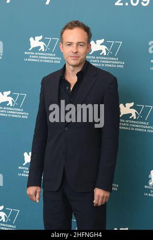 Piergiorgio Pirrone - Lapresse 2020-09-05 Venise 77th Venise Filmfestival Photocall de Miss Marx dans la photo: Patrick Kennedy Banque D'Images