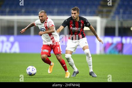 Lapresse - Spada 05 septembre 2020 Milan ( Italie ) Sport Soccer A.C.Milan- saison 2020-2021 - série A Milan vs Monza friendly Match dans le pic: Jeu de jeu Banque D'Images