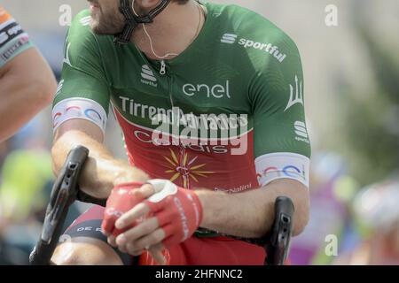 Lapresse - Fabio Ferrari septembre, 10 2020 Terni (Italie) Sport Cyclisme Tirreno Adriatico Edition 55 - de Terni à Cascia - 194 km Banque D'Images