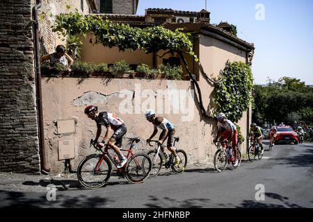 Lapresse - Marco Alpozzi septembre, 12 2020 Castelfidardo (Italie) Sport Cyclisme Tirreno Adriatico Edition 55 - de Castelfidardo à Saiguallia - 171 km dans la photo: Banque D'Images