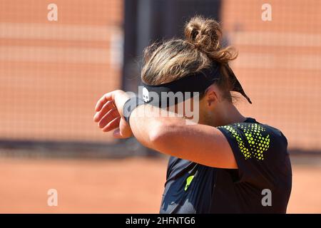 Alfredo Falcone - Lapresse 14/09/2020 Roma (Italie) Sport tennis Jozef Kovalik (svk contre Marco Cecchinato (ita) Internazionali BNL d'Italia 2020 dans le pic:Jozef Kovalik Banque D'Images