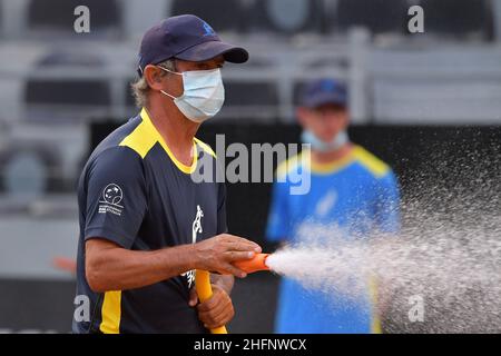 Alfredo Falcone - Lapresse 15/09/2020 Roma (Italie) Sport tennis Bernarda Pera (Etats-Unis) vs Svetlana Kuznetsova (RUS) Internazionali BNL d'Italia 2020 dans le pic: Banque D'Images