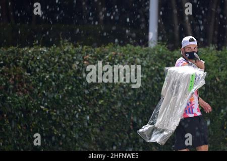 Alfredo Falcone - Lapresse 15/09/2020 Roma (Italie) Sport tennis Marco Cecchinato (ITA) vs Kyle Edmund (GBR) Internazionali BNL d'Italia 2020 dans le pic: Banque D'Images