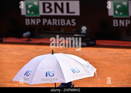 Alfredo Falcone - Lapresse 16/09/2020 Roma (Italie) Sport tennis Novak Djokovic (SRB) vs Salvatore Caruso (ITA) Internazionali BNL d'Italia 2020 dans le pic: Banque D'Images