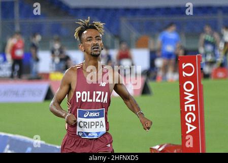 Fabrizio Corradetti - Lapresse septembre 17st 2020 Rome ( Italie ) Sport Athlétisme Gala d'or Pietro Mennea 2020 - Stade Olimpico de Roma.Dans le pic:Yemaneberhan Crippa Banque D'Images