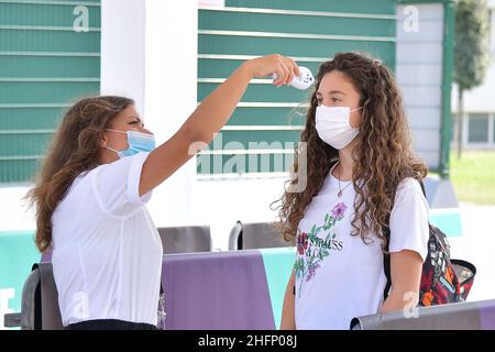 Alfredo Falcone - Lapresse 20/09/2020 Roma (Italie) Sport tennis entrée des personnes Internazionali BNL d'Italia 2020 dans la pic:entrée des personnes Banque D'Images