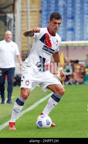 Lapresse - Tano Pecoraro 20 septembre 2020 City Genova - (Italie) Sport Soccer Gênes vs Napoli Italian football Championship League A TIM 2020/2021 - "Luigi Ferraris" Stadium dans le pic: molina Banque D'Images