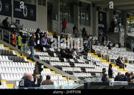 Foto Albano Venturini/Lapresse 27 settembre 2020 Cesena, Italia sport calcio Spezia vs Sassuolo - Campionato di calcio série A TIM 2020/2021 - stadio Dino ManuzziNella foto:Pubblicophoto Albano Venturini/Lapresse 27 septembre 2020 Cesena, Italie football sport Spezia vs Sassuolo - Ligue italienne de championnat de football A TIM 2020/2021 - Dino Manuzzi stadiumDin le pic: Supporter Banque D'Images