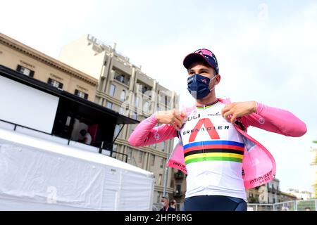 Jennifer Lorenzini/Lapresse 03 octobre 2020 Italie Sport Cycling Giro d'Italia 2020 - 103th Edition - Stage 1 - ITT - de Monreale à Palerme dans le pic: Filippo Ganna Banque D'Images