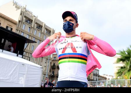 Jennifer Lorenzini/Lapresse 03 octobre 2020 Italie Sport Cycling Giro d'Italia 2020 - 103th Edition - Stage 1 - ITT - de Monreale à Palerme dans le pic: Filippo Ganna Banque D'Images