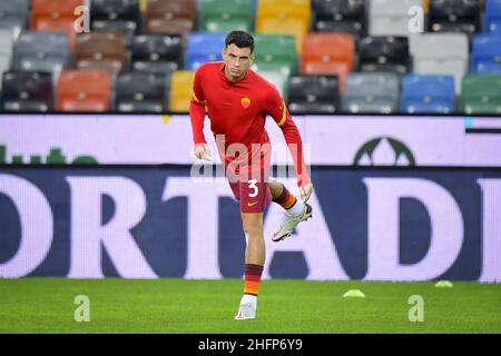 Fabio Rossi/AS Roma/Lapresse 03/10/2020 Udine (Italie) Sport Soccer Udinese-Roma Ligue italienne de football série A Tim 2020/2021 - Dacia Arena dans le pic: Banque D'Images