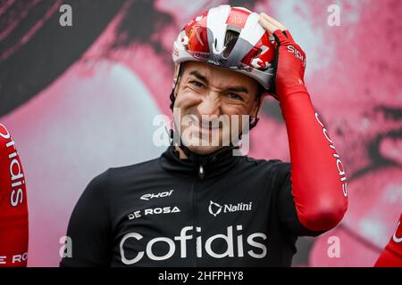 Marco Alpozzi/Lapresse 16 octobre 2020 Italie Sport Cycling Giro d'Italia 2020 - 103th Edition - Stage 13 - de Cervia à Monselice dans le pic: VIVIANI Elia (ITA)COFIDIS Banque D'Images