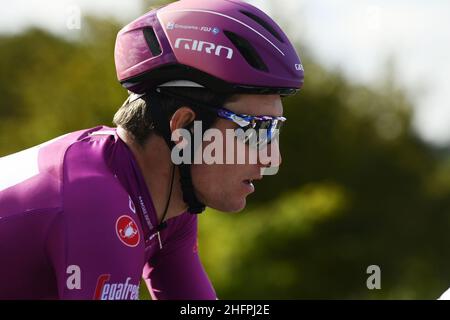 Fabio Ferrari/Lapresse 16 octobre 2020 Italie Sport Cycling Giro d'Italia 2020 - 103th Edition - Stage 13 - de Cervia à Monselice dans le pic: Pendant la course - DEMARE Arnaud GROUPAMA - FDJ Banque D'Images