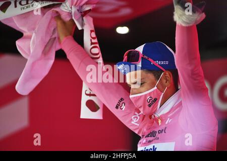 Marco Alpozzi/Lapresse 16 octobre 2020 Italie Sport Cyclisme Giro d'Italia 2020 - 103th Edition - Stage 13 - de Cervia à Monselice dans le pic: ALMEIDA Joao DECEUNINCK - RAPIDE - PAS Banque D'Images