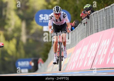 GIAN Mattia d'Alberto/Lapresse 22 octobre 2020 Italie Sport Cyclisme Giro d'Italia 2020 - 103th Edition - Stage 18 Pinzolo Laghi di Cancano dans le pic: KELDERMAN Wilco ÉQUIPE SUNWEB Banque D'Images