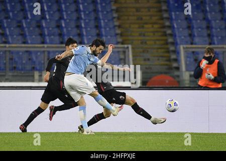 Fabrizio Corradetti / Lapresse 24st octobre 2020 Rome, Italie football Lazio vs Bologne - Championnat italien de football Ligue A TIM 2020/2021 - Stade Olimpico dans la photo: Banque D'Images