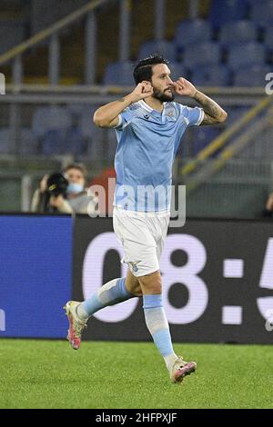 Fabrizio Corradetti / Lapresse 24st octobre 2020 Rome, Italie football Lazio vs Bologne - Championnat italien de football Ligue A TIM 2020/2021 - Stade Olimpico dans la photo: Banque D'Images