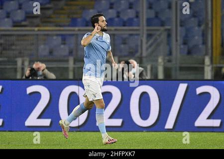 Fabrizio Corradetti / Lapresse 24st octobre 2020 Rome, Italie football Lazio vs Bologne - Championnat italien de football Ligue A TIM 2020/2021 - Stade Olimpico dans la photo: Banque D'Images