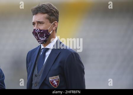 Lapresse - Fabio Ferrari 08 novembre 2020 Turin, Italie sport de football EXCLUSIF TORINO FC Torino FC vs Crotone - Italian football Championship League A TIM 2020/2021 - stade "Olimpico Grande Torino".Dans la photo:Barile Banque D'Images