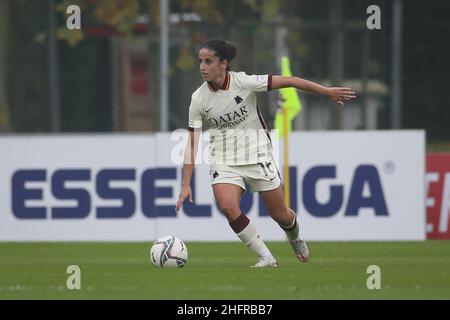 Fabio Rossi/AS Roma/Lapresse 15/11/2020 Milan (Italie) Sport Soccer Milan - Roma Women Serie A - Centro sportivo "Vismara" dans la photo: Claudia Ciccotti Banque D'Images