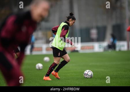 Foto Claudio Furlan - Lapresse 15 novembre 2020 Milano (Italia) Actualités Campionato série A Femminile Milan femmes contre les femmes roms Banque D'Images