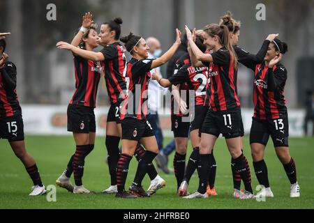 Foto Claudio Furlan - Lapresse 15 novembre 2020 Milano (Italia) Actualités Campionato série A Femminile Milan femmes contre les femmes roms Banque D'Images