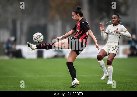 Foto Claudio Furlan - Lapresse 15 novembre 2020 Milano (Italia) Actualités Campionato série A Femminile Milan femmes contre les femmes roms Banque D'Images